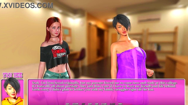 Hot Summer Nights – Busty Anime Girlfriend Meets Her Sexy Korean Roommate