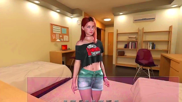 Hot Summer Nights – Busty Anime Girlfriend Meets Her Sexy Korean Roommate