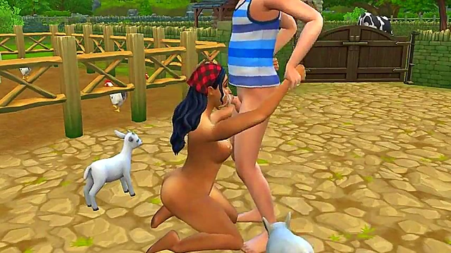 Farm Goddess Rides Cock Hard In Delicious 3D Hentai Action