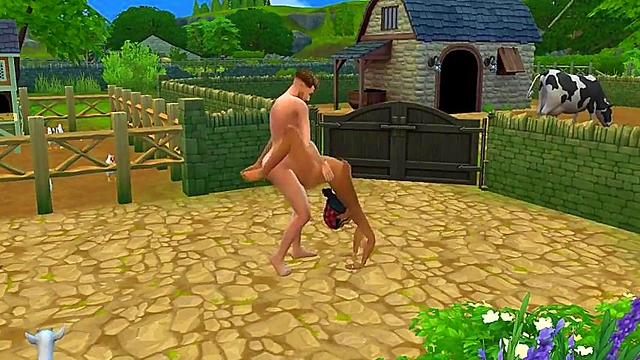 Farm Goddess Rides Cock Hard In Delicious 3D Hentai Action