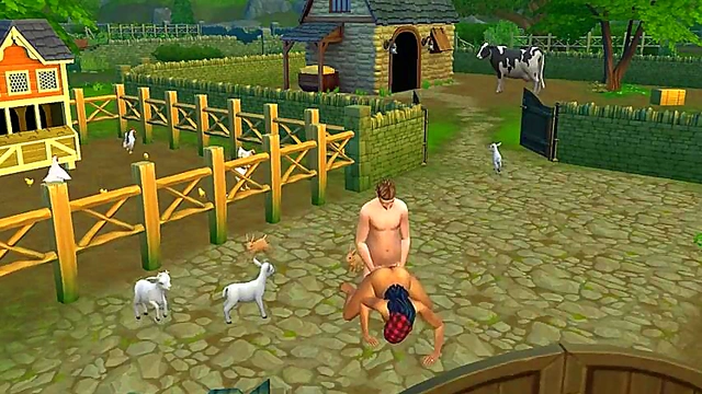 Farm Goddess Rides Cock Hard In Delicious 3D Hentai Action