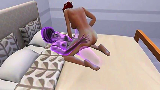 Ghostly Yuri Encounter – 3D Hentai Girl Satisfies Desire Again