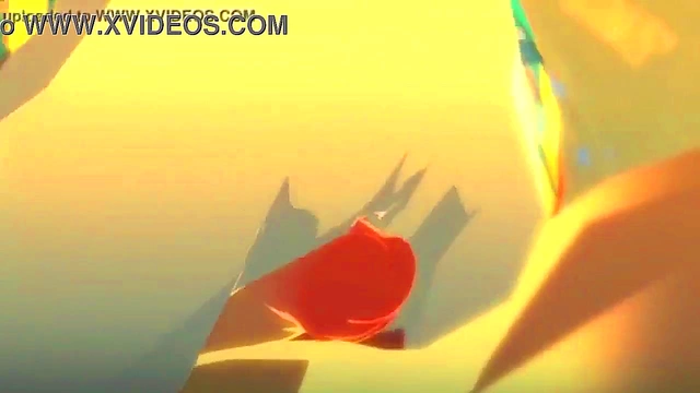 Horny Pink Pantheress Dances seductively To Zelda Music In Hentai Fantasy