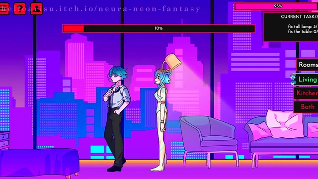 Cute Anime Chick Enjoys Erotic Fantasy Adventure in NEURA –NEON Day 8