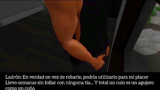 Thief Anime Chick Gets Caught And Fucked Hard By The Guard