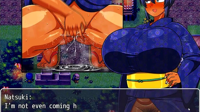 Tanned Busty Natsuki Gets Public Ass Fucking By Old Man With Huge Cock