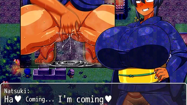 Tanned Busty Natsuki Gets Public Ass Fucking By Old Man With Huge Cock