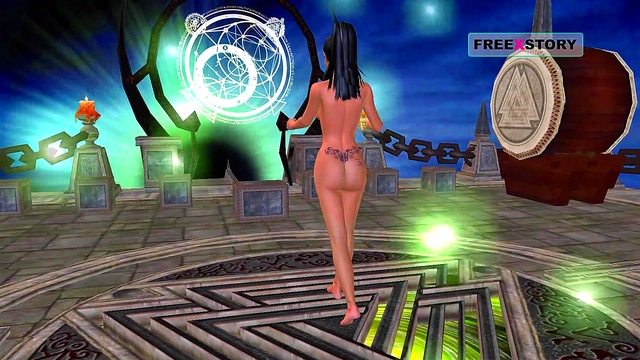 Indian Teen Shows Sexy Poses in Animated 3D Cartoon Sex Session