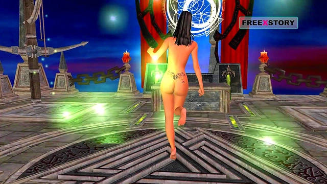 Indian Teen Shows Sexy Poses in Animated 3D Cartoon Sex Session