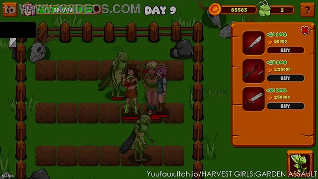 Cute Anime Girls Seduce in Erotic Tower Defense Adventure Day 7-9