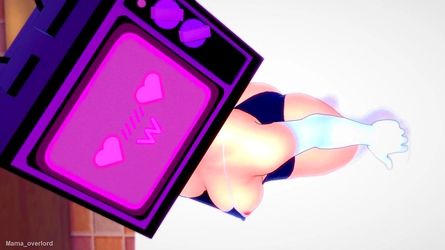 TV Woman Seduces in Swimsuit for Uncensored Anime Fun in Skibidi Toilet