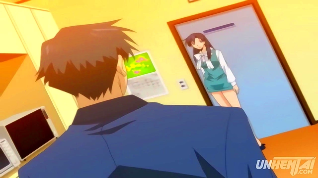 Hot Anime MILF Secretary Caught By Boss For Naughty Office Sex Fantasies