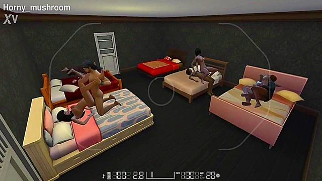 Orgy Caught On Security Camera – 3D Hentai Yuri Action Unleashed