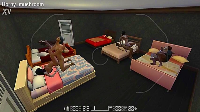 Orgy Caught On Security Camera – 3D Hentai Yuri Action Unleashed