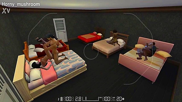 Orgy Caught On Security Camera – 3D Hentai Yuri Action Unleashed