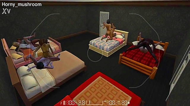 Orgy Caught On Security Camera – 3D Hentai Yuri Action Unleashed