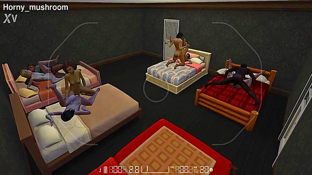 Orgy Caught On Security Camera – 3D Hentai Yuri Action Unleashed