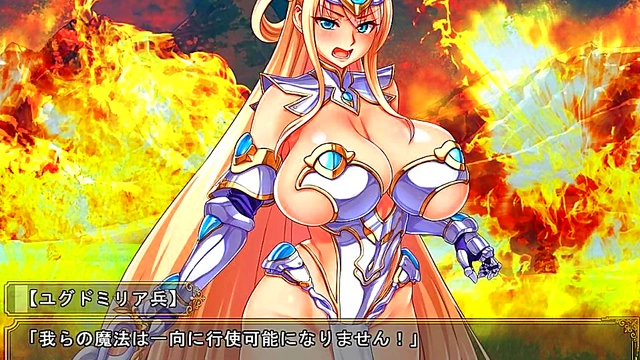 Defeated Princess Knight Humiliated by Pig Slave in Torturous Manner