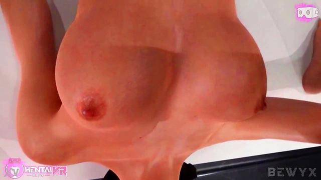 FemShep Deepthroats Commander Shepard for Intense VR Hentai Blowjob Experience