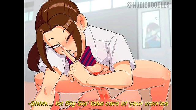 Hentai Schoolgirl Nene Rides Dick In Class For Hot Sex Action