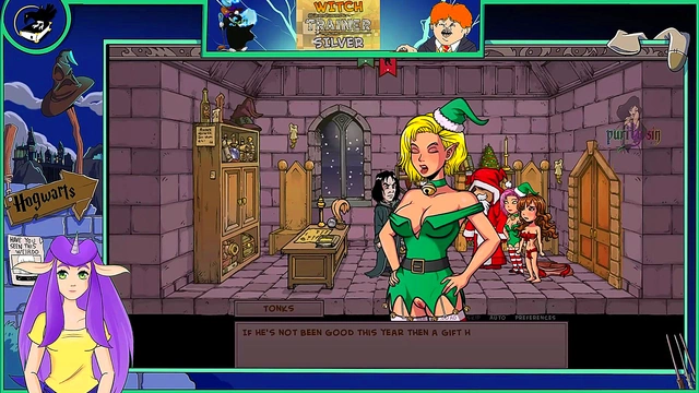 Sexy Anime Witch Trains Her Hot Brunette Body In Steamy Hentai Action