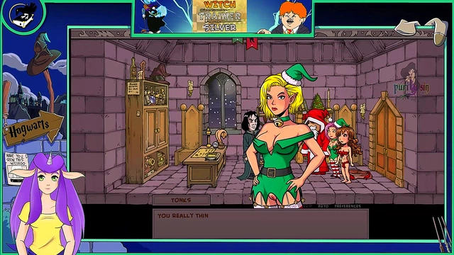 Sexy Anime Witch Trains Her Hot Brunette Body In Steamy Hentai Action