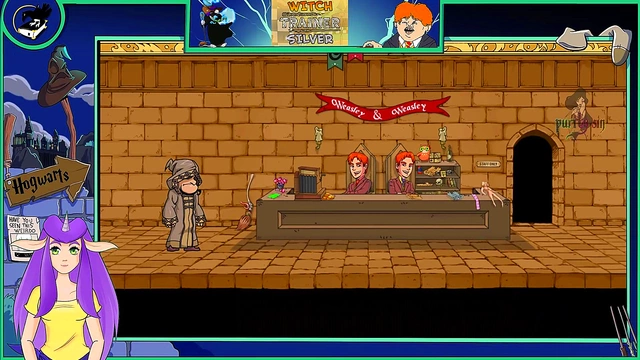 Sexy Anime Witch Trains Her Hot Brunette Body In Steamy Hentai Action