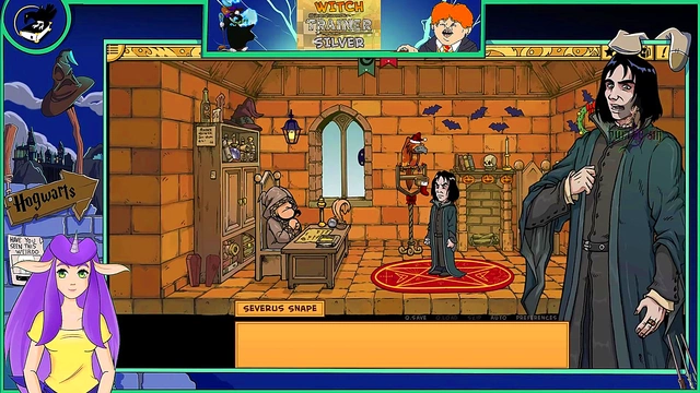 Sexy Anime Witch Trains Her Hot Brunette Body In Steamy Hentai Action