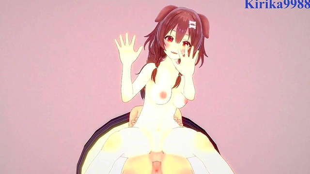 Hololive VTubers Inugami Korone & Nekomata Okayu Enjoy Intense 3D Hentai Sex Session