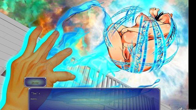 Busty Anime Goddess Sucks Dick & Gets Facial In Sneaky Disorder Game Scene