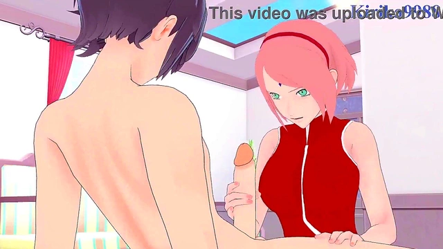 Sakura Uchiha's Intense 3D Anime Sex Adventure With Big Boobs & Creampie Finale