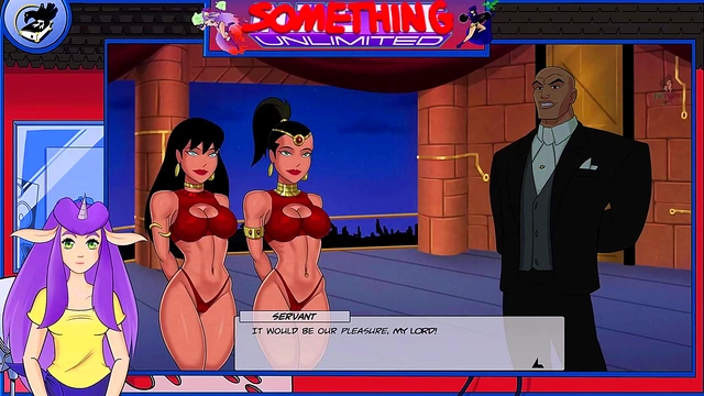 Hot Anime Vtubers With Big Tits Dance & Game for Sexy Fun in Something Unlimited