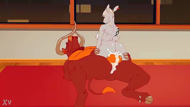 Furry Anime Chick Rides Big Dick For Cabin Creampie Orgasm