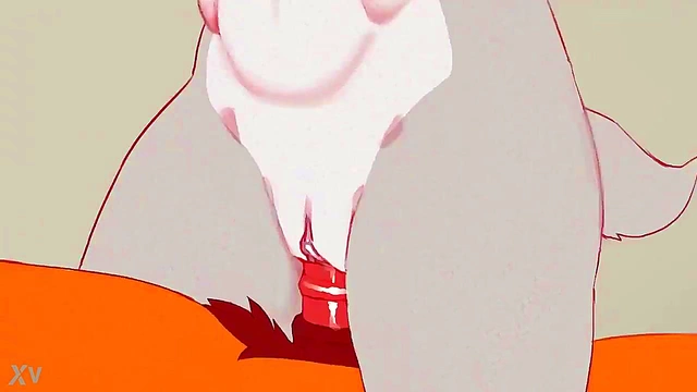 Furry Anime Chick Rides Big Dick For Cabin Creampie Orgasm