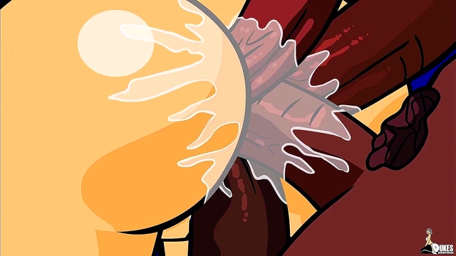 Horny MILF Saves Stepdaughter by Giving Tight Asshole to Horny Anime Dude