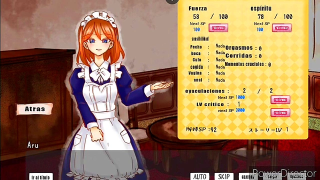 Horny Latina Anime Chick Gets Fucked In Echi Fantasy Game Simulation