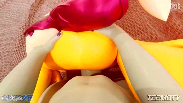 Furry Renamon Fucks Big Dick Futanari In POV VRAdventure
