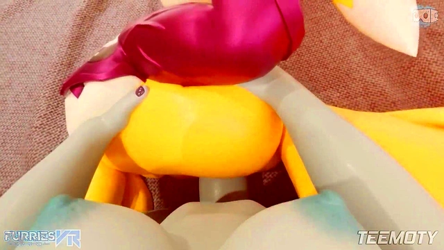 Furry Renamon Fucks Big Dick Futanari In POV VRAdventure