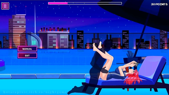 Cute Anime Babe Seduces in Short Sleeve Rashguard for Erotic Fun