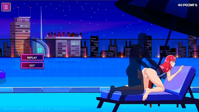 Cute Anime Babe Seduces in Short Sleeve Rashguard for Erotic Fun