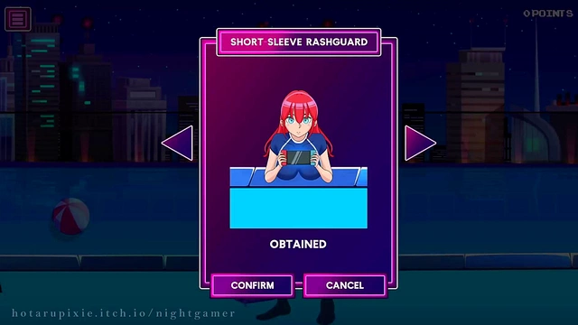 Cute Anime Babe Seduces in Short Sleeve Rashguard for Erotic Fun