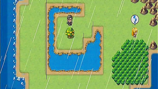 Blonde Princess Gets Seduced in Erotic Anime Game Adventure