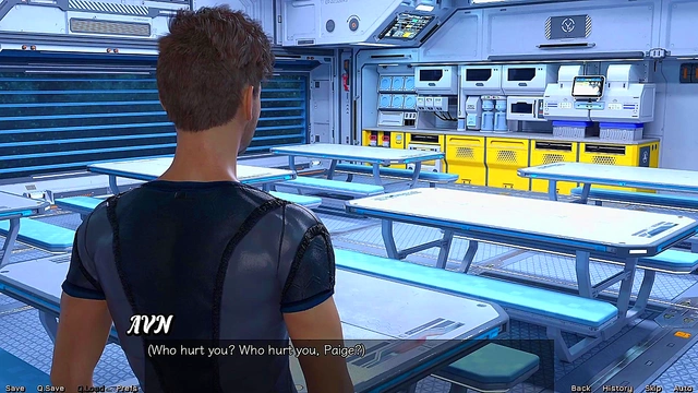Hot Busty Doctor Treats Patient With Blowjob And Giant Tits Creampie In Space Game