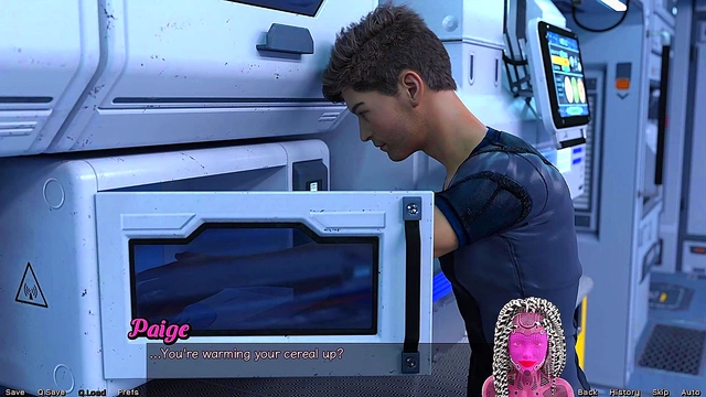 Hot Busty Doctor Treats Patient With Blowjob And Giant Tits Creampie In Space Game