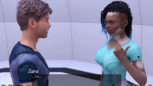 Hot Busty Doctor Treats Patient With Blowjob And Giant Tits Creampie In Space Game