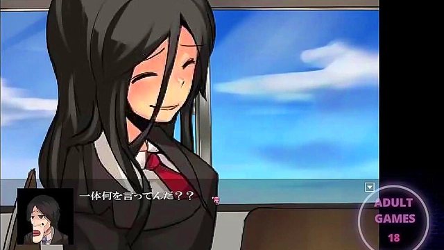 Busty Anime Schoolgirls Exposed Without Pants In Erogame Gameplay