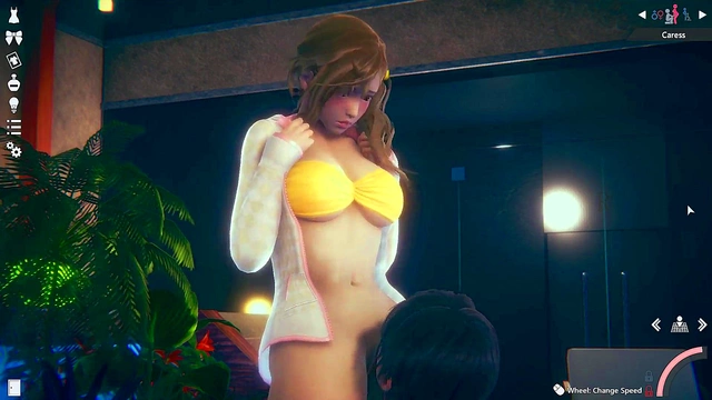 Misaki from Honey Select 2 Gets Nude for Erotic Doggy Style Action