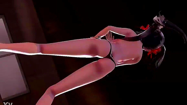 Kurumi Tokisaki Shows Off Big Tits in Sexy R18 Hentai Scene