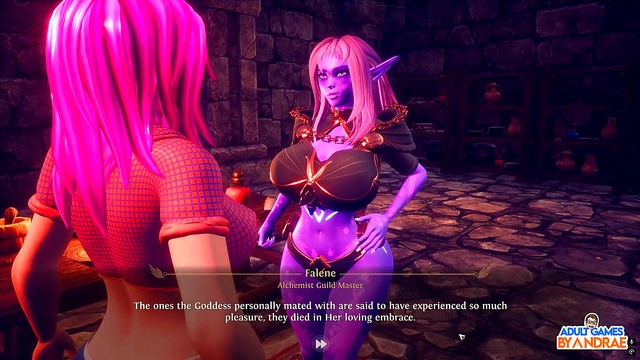 Busty Anime Girls Amber-Mae & Cassie Get Fucked Hard for Huge Creampie Cums