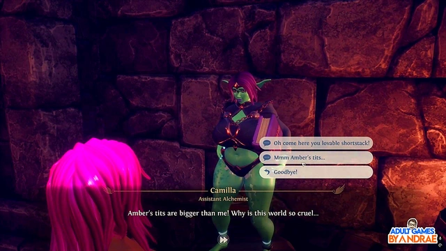 Busty Anime Girls Amber-Mae & Cassie Get Fucked Hard for Huge Creampie Cums